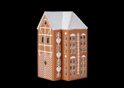 Kähler Lysestaker Og Stearinlys|Lyshus*Gingerbread Lyshus stor brun - Kjøp her