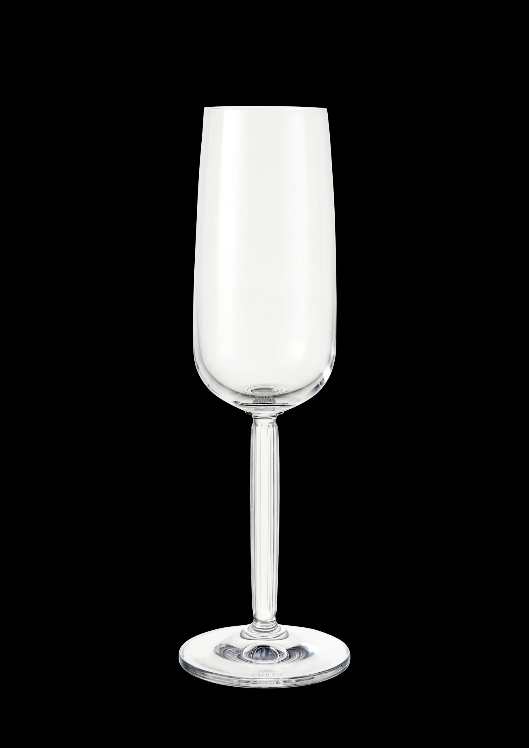 Kähler Champagneglass|Vinglass*Hammershøi Champagneglass 24 cl klar 2 stk.
