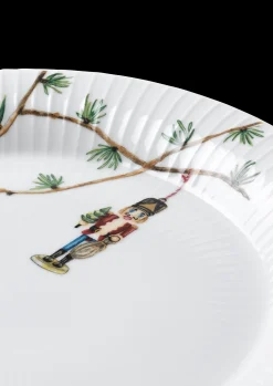 Kähler Middagstallerkner|Servise*Hammershøi Christmas Tallerken Ø27 cm hvit m. deko
