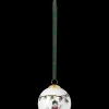 Kähler Julepynt|Julepynt*Hammershøi Christmas Kule 2020 Ø6 cm hvit m. deko