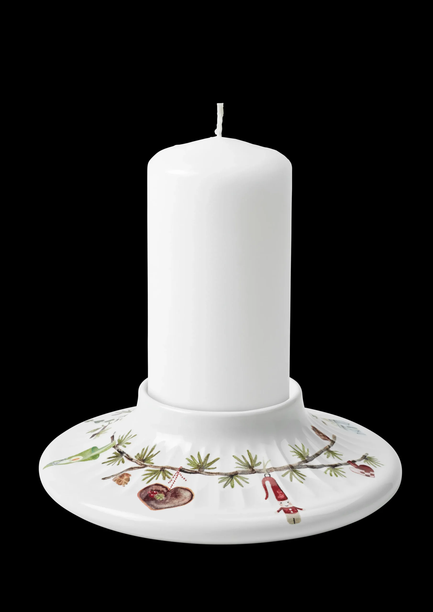 Kähler Lysestaker Og Stearinlys|Kubbelysestaker*Hammershøi Christmas Lysestake til kubbelys Ø13 cm