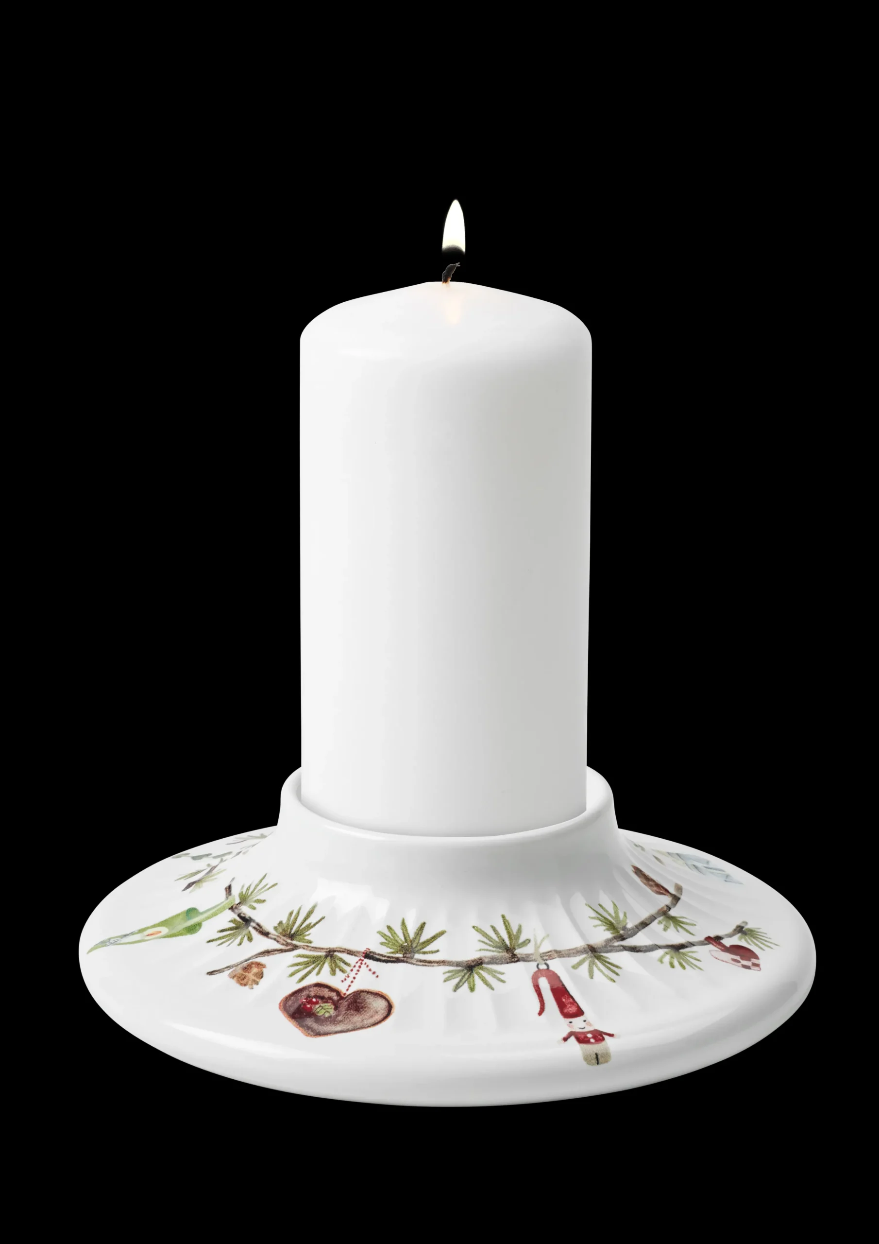 Kähler Lysestaker Og Stearinlys|Kubbelysestaker*Hammershøi Christmas Lysestake til kubbelys Ø13 cm