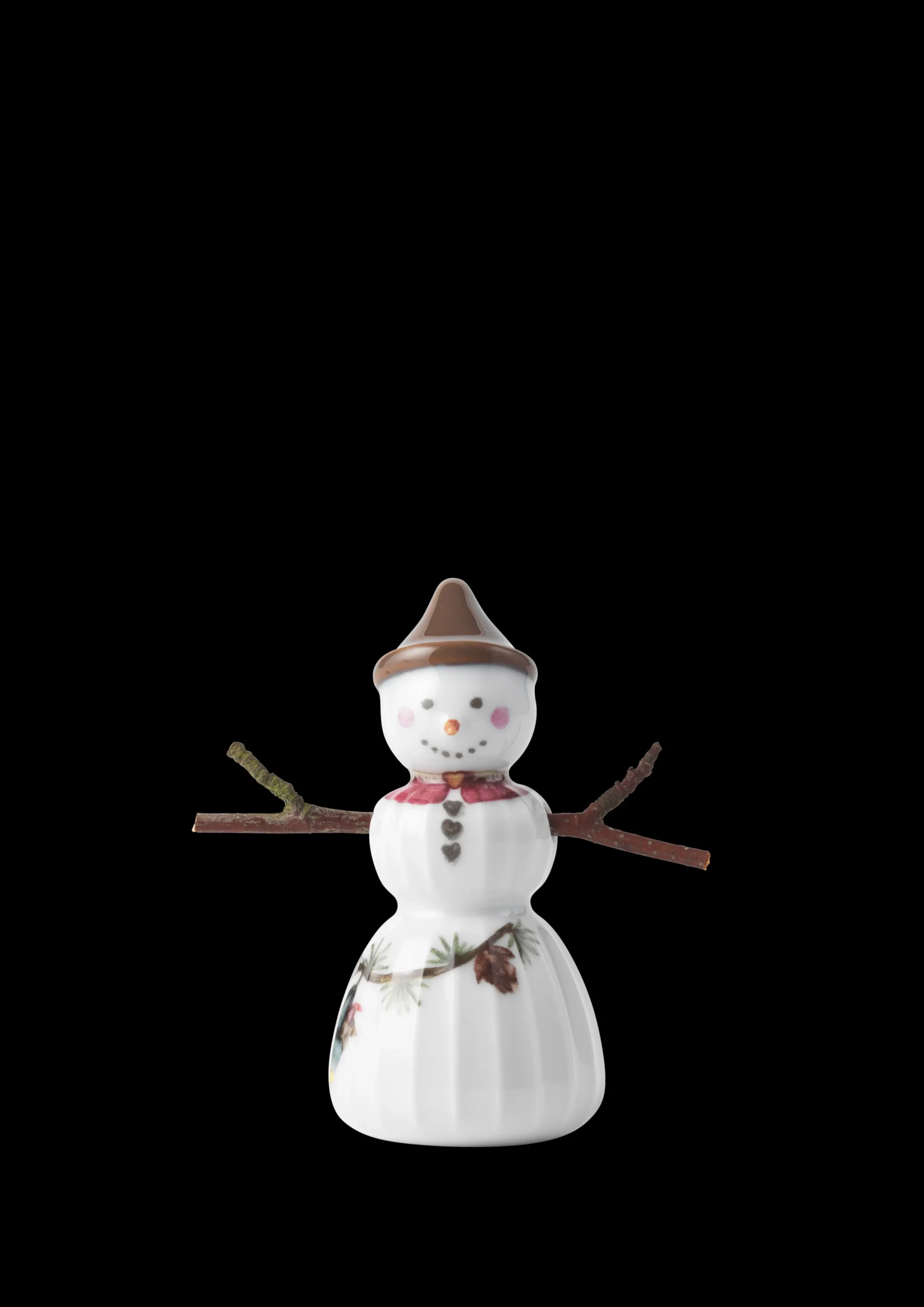 Kähler Julepynt|Julepynt*Hammershøi Christmas Snøjente H8 hvit m. deko