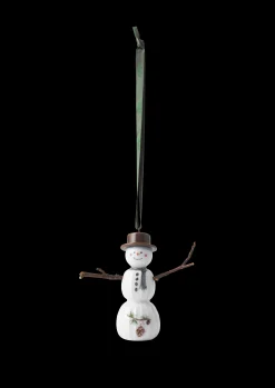 Kähler Julepynt|Julepynt*Hammershøi Christmas Snømann hengende H9,5 hvit