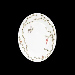 Kähler Serveringsfat|Juleservise & Borddekking*Hammershøi Christmas Oval bord skål 34x27