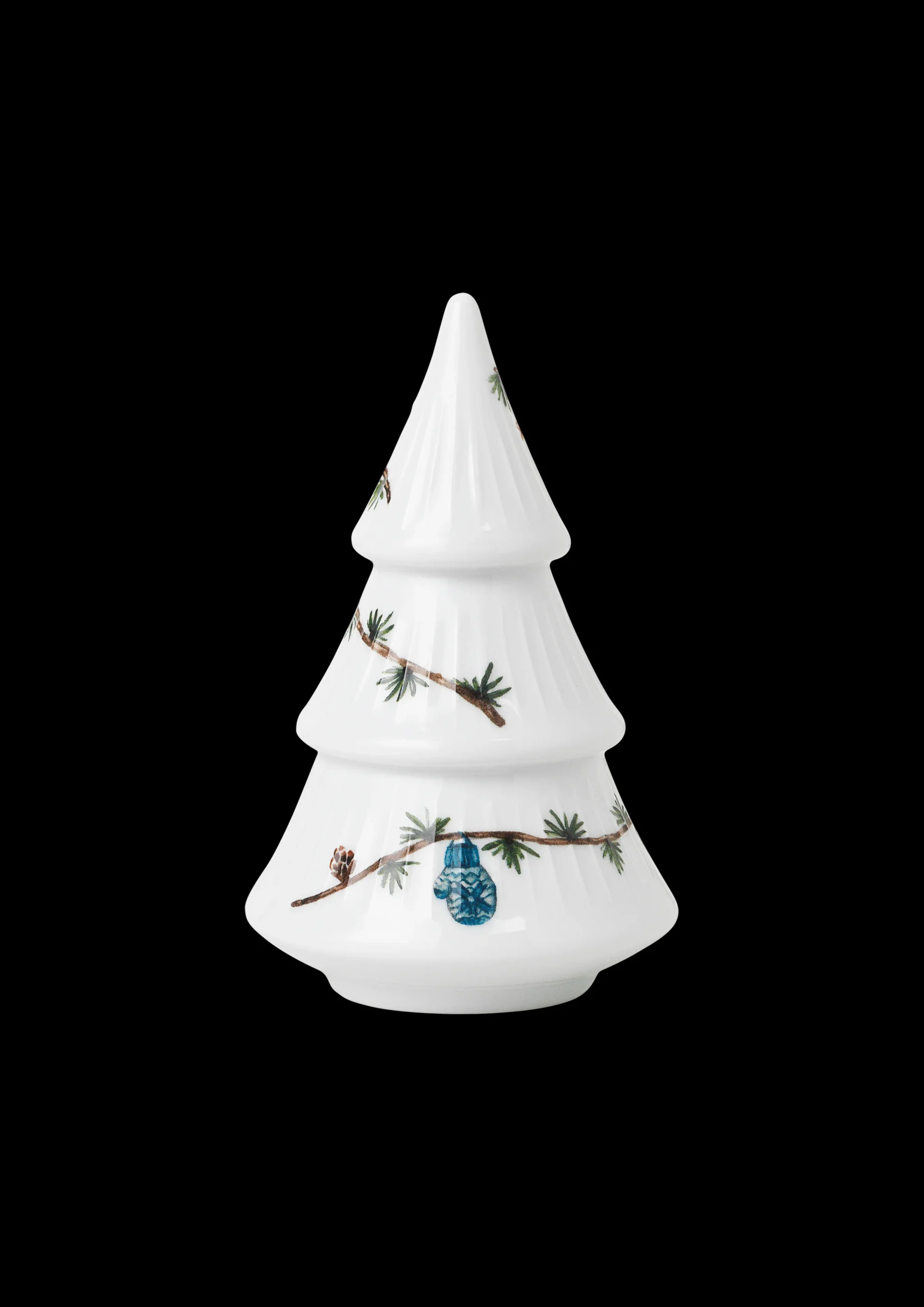 Kähler Julepynt|Julepynt*Hammershøi Christmas Juletre H16 hvit m. deko