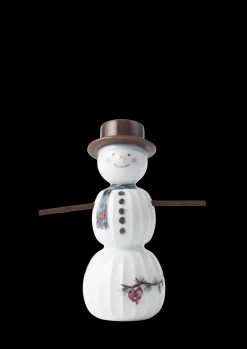 Kähler Julepynt|Julepynt*Hammershøi Christmas Snømann H11,5 hvit m. deko