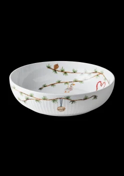 Kähler Serveringskåler|Juleservise & Borddekking*Hammershøi Christmas Skål Ø30 cm hvit m. deko