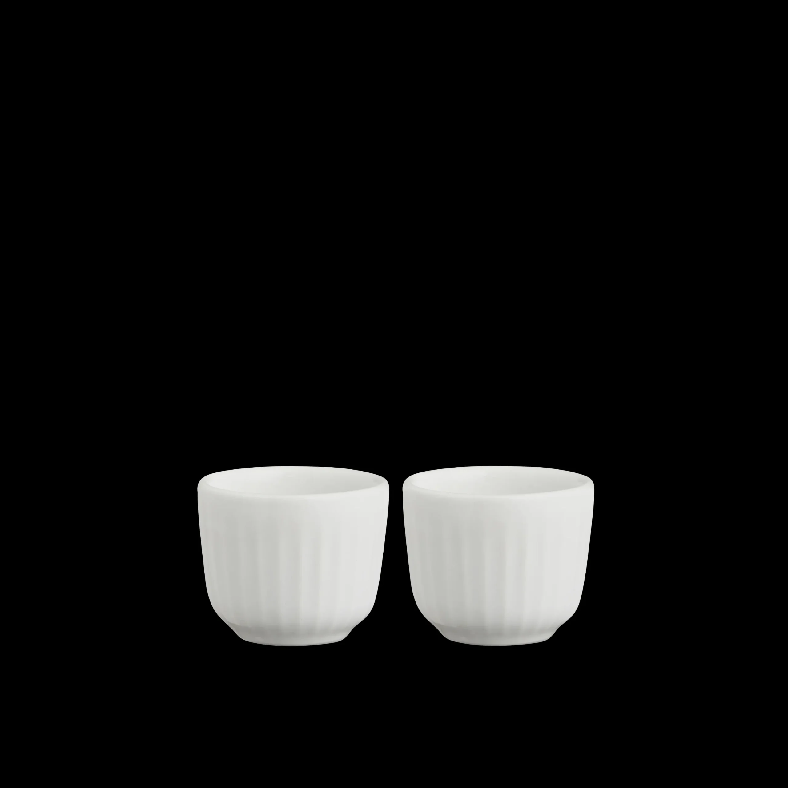 Kähler Eggeglass*Hammershøi Eggeglass Ø5 cm hvit 2 stk. (17002)