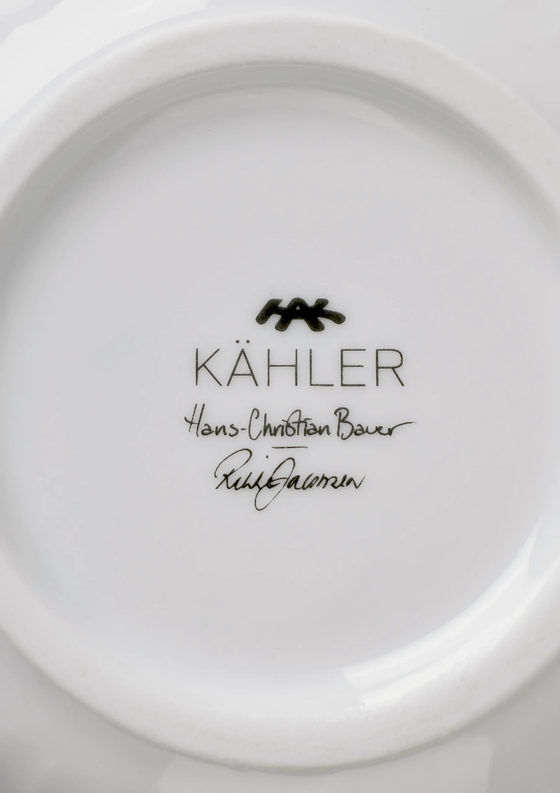 Kähler Sausesnebb*Hammershøi julesausmugge 66 cl hvit med dekor
