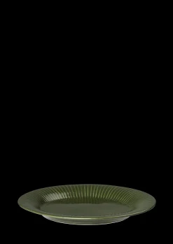 Kähler Serveringsfat*Hammershøi Oval bord skål 28.5x22.5 mørk grønn