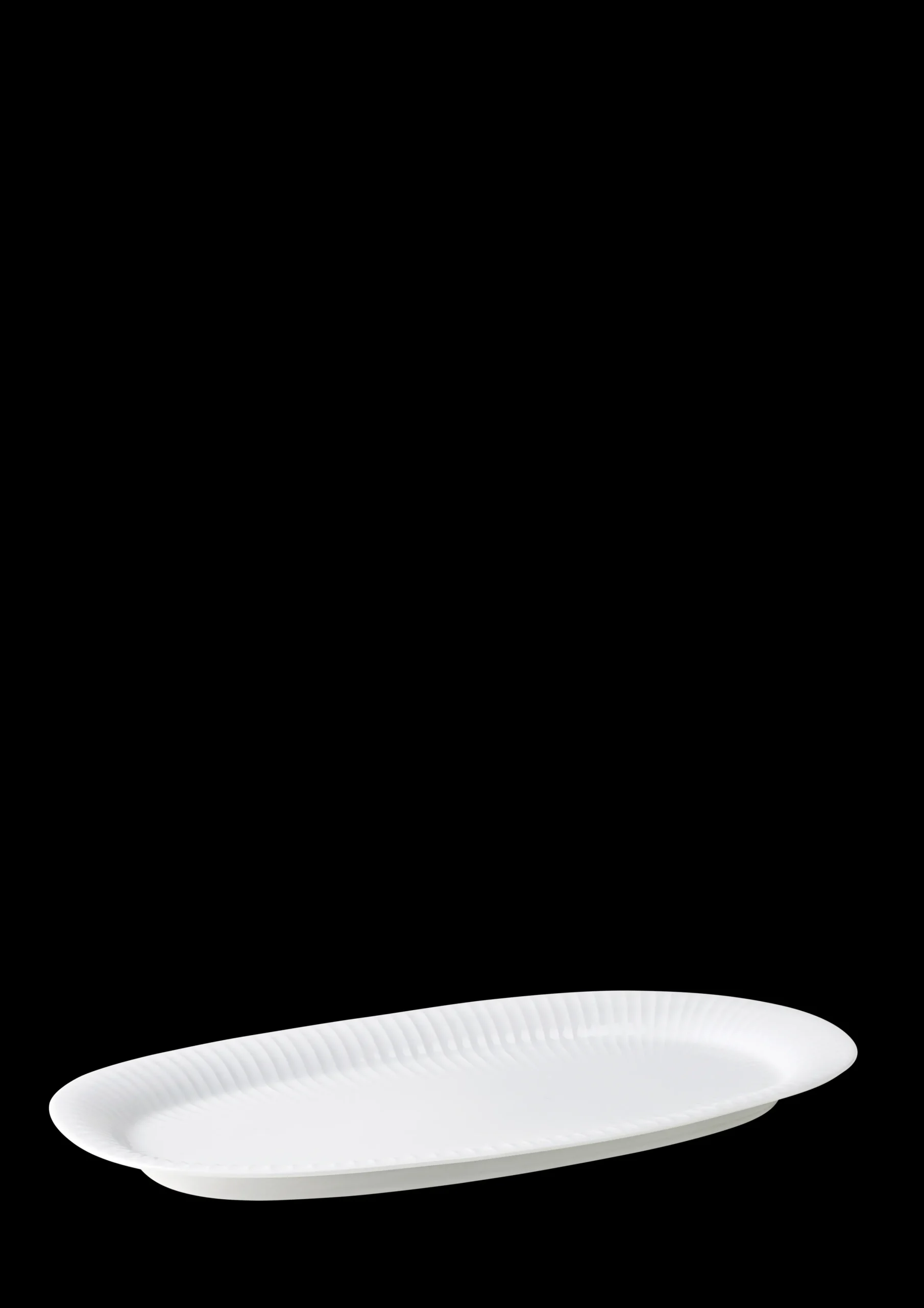 Kähler Serveringsfat*Hammershøi Oval serveringsfat 40x22.5 hvit - Kjøb her