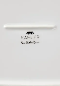Kähler Serveringsfat*Hammershøi Oval serveringsfat 40x22.5 hvit - Kjøb her