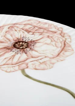 Kähler Kakefat Og Etasjefat|Serveringsfat*Hammershøi Poppy Kakefat Ø30 cm hvit m. deko