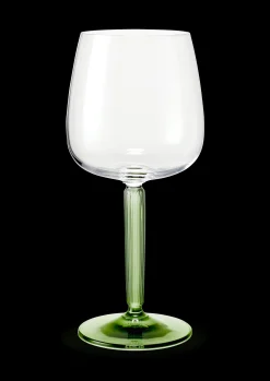 Kähler Vinglass*Hammershøi Rødvinsglass 49 cl grønn 2 stk.