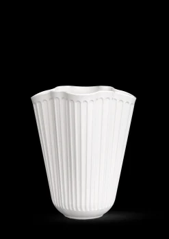 Kähler Nyheter|Vaser Og Urtepotteskjulere*Hammershøi Unfold Vase H20.5 cm hvit