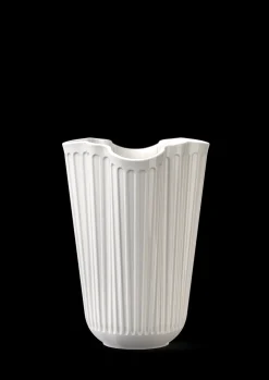 Kähler Nyheter|Vaser Og Urtepotteskjulere*Hammershøi Unfold Vase H20.5 cm hvit