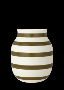 Kähler Vaser Og Urtepotteskjulere*Omaggio Vase H20 cm olivengrønn | Kjøp her