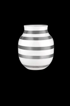 Kähler Vaser Og Urtepotteskjulere*Omaggio Vase H20 sølv (15212)