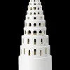 Kähler Lysestaker Og Stearinlys|Lyshus*Urbania lyshus High tower hvit