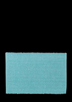 Lyngby Porcelæn Dekkeservietter|Dekkeservietter*Herringbone Dekkebrikker 43x30 cm turkis