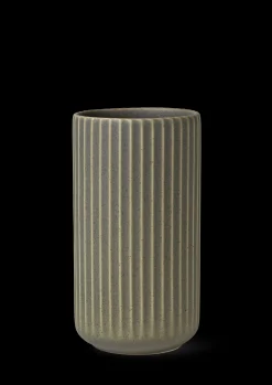 Lyngby Porcelæn Vaser Og Urtepotteskjulere*Lyngby Vase H20.5 cm olivengrønn fajanse