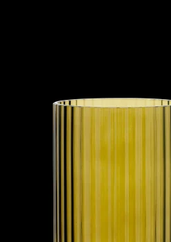 Lyngby Porcelæn Vaser Og Urtepotteskjulere*Lyngby Vase H20.5 olivengrønn glass