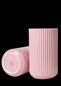 Lyngby Porcelæn Vaser Og Urtepotteskjulere*Lyngby Vase H25 cm rosa porselen - Kjøp nå