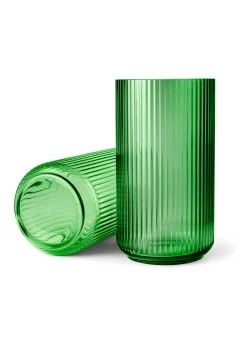 Lyngby Porcelæn Vaser Og Urtepotteskjulere*Lyngby Vase H38cm green glass