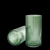 Lyngby Porcelæn Vaser Og Urtepotteskjulere*Lyngby Vase H20.5 green munnblåst glass