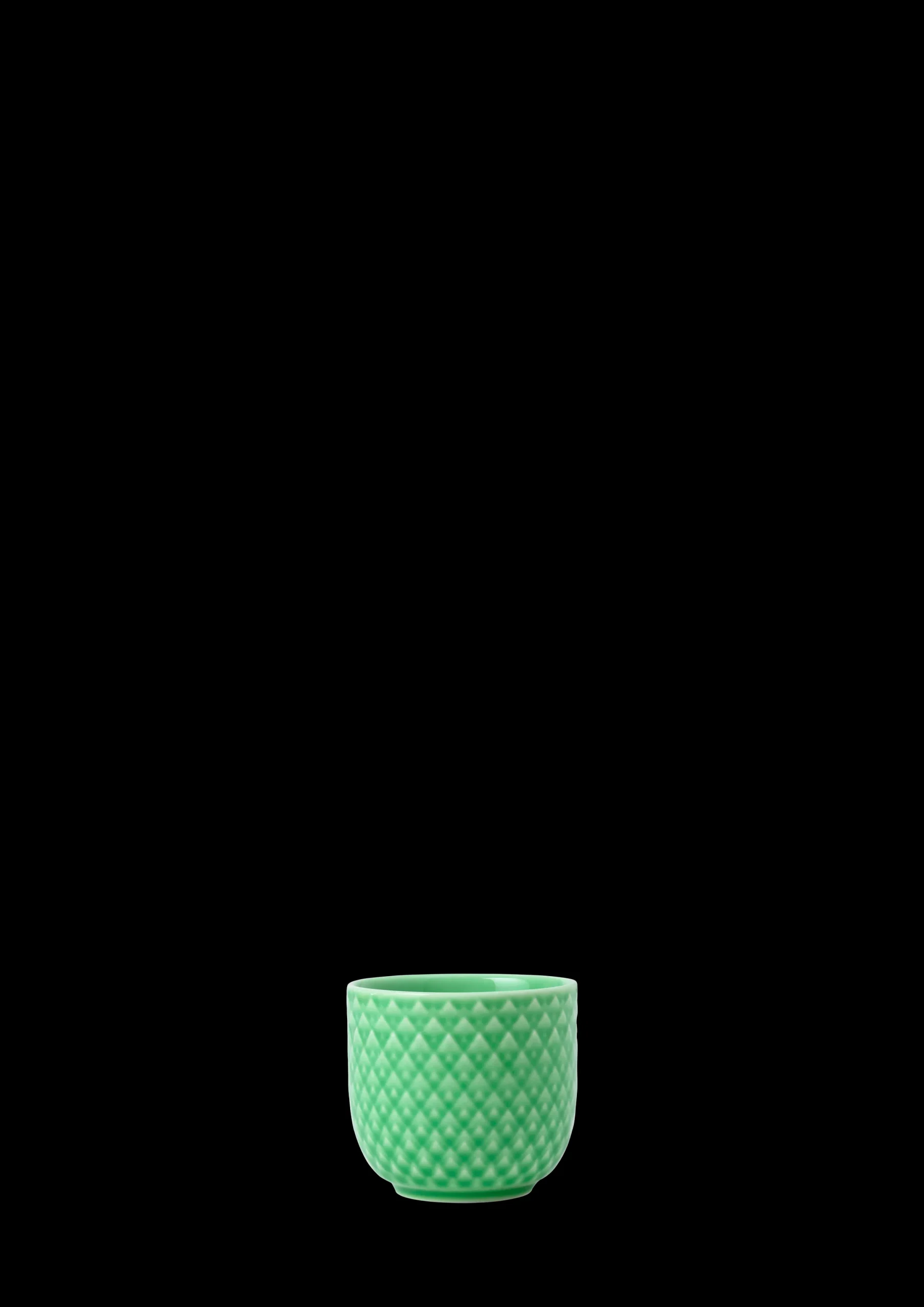 Lyngby Porcelæn Eggeglass*Rhombe Color Eggeglass Ø5 cm grønn