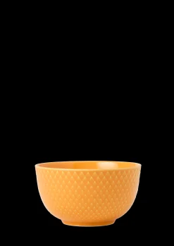 Lyngby Porcelæn Serveringskåler*Rhombe Color Skål Ø11 cm gul