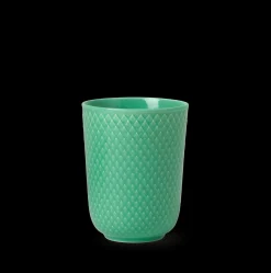 Lyngby Porcelæn Krus*Rhombe Color Krus 33 cl grønn