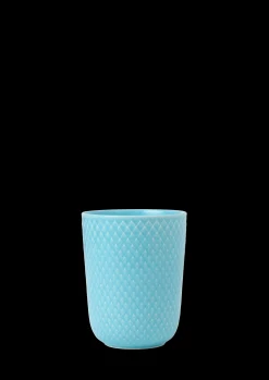 Lyngby Porcelæn Krus*Rhombe Color Krus 33 cl turkis