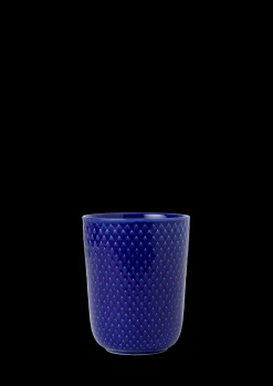 Lyngby Porcelæn Krus*Rhombe Color Krus 33 cl mørk blå