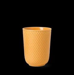 Lyngby Porcelæn Krus*Rhombe Color Krus 33 cl gul