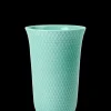 Lyngby Porcelæn Vaser Og Urtepotteskjulere*Rhombe Color Vase H15 cm aqua porselen