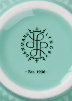 Lyngby Porcelæn Vaser Og Urtepotteskjulere*Rhombe Color Vase H15 cm aqua porselen