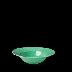 Lyngby Porcelæn Dype Tallerkner|Servise*Rhombe Color Dyp tallerken Ø24.5 cm grønn