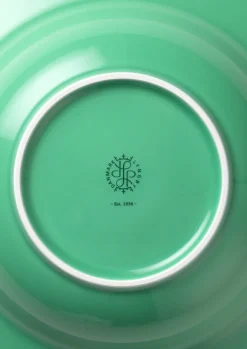 Lyngby Porcelæn Dype Tallerkner|Servise*Rhombe Color Dyp tallerken Ø24.5 cm grønn