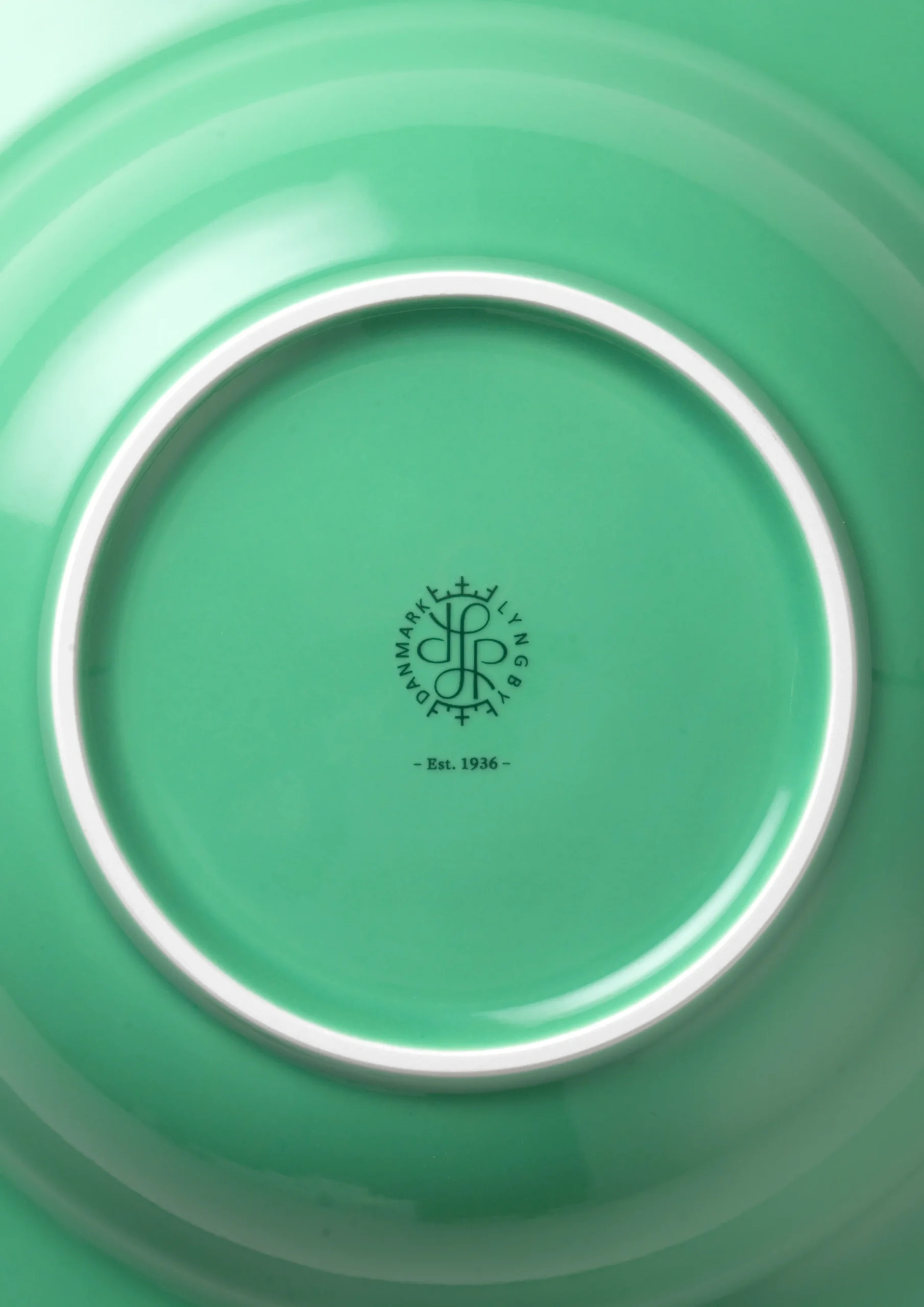 Lyngby Porcelæn Dype Tallerkner|Servise*Rhombe Color Dyp tallerken Ø24.5 cm grønn