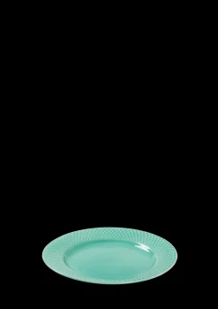 Lyngby Porcelæn Lunsjtallerkener|Servise*Rhombe Color Lunsjtallerken Ø21 cm aqua
