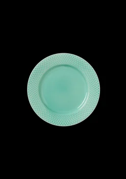 Lyngby Porcelæn Lunsjtallerkener|Servise*Rhombe Color Lunsjtallerken Ø21 cm aqua