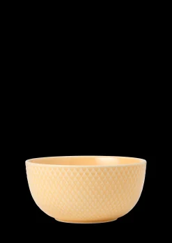 Lyngby Porcelæn Serveringskåler*Rhombe Color Skål Ø13 cm sand