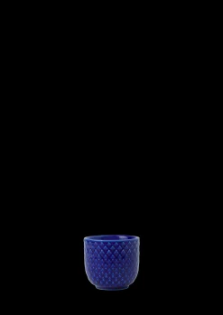 Lyngby Porcelæn Eggeglass*Rhombe Color Eggeglass Ø5 cm mørk blå