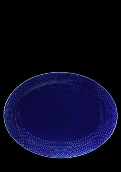 Lyngby Porcelæn Serveringsfat*Rhombe Color Oval serveringsfat