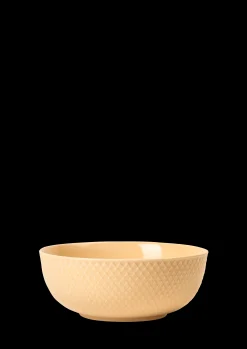 Lyngby Porcelæn Serveringskåler*Rhombe Color Skål Ø15.5 cm sand - Kjøb her