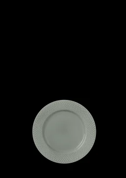 Lyngby Porcelæn Lunsjtallerkener|Servise*Rhombe Earth Lunsjtallerken Ø21 cm moss