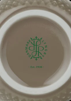 Lyngby Porcelæn Krus*Rhombe Earth Kopp med hank 39 cl clay