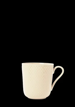 Lyngby Porcelæn Krus*Rhombe Earth Kopp med hank 39 cl marble